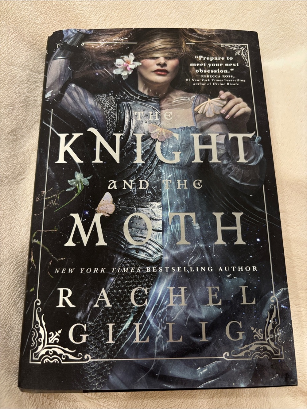 Knight and the Moth by Rachel Gillig - romantasy romance Hardcover reading copy